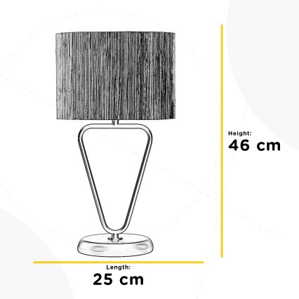 ONLI - Eπιτραπέζια λάμπα MADU 1xE27/22W/230V 46 cm
