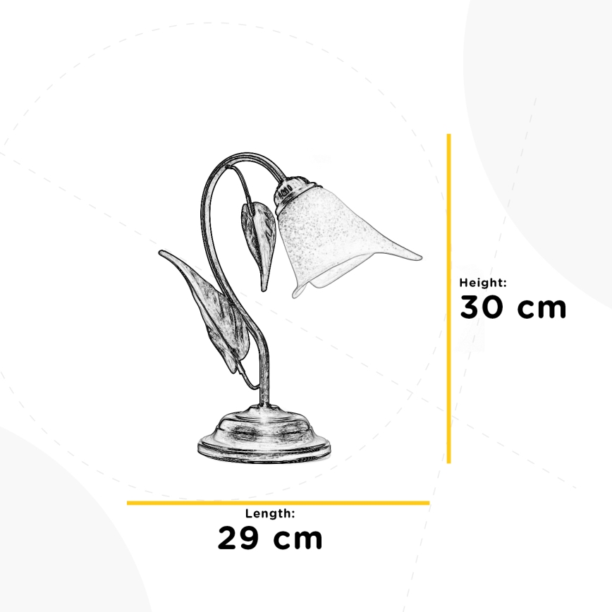 ONLI - Eπιτραπέζια λάμπα MIRANDA 1xE14/6W/230V