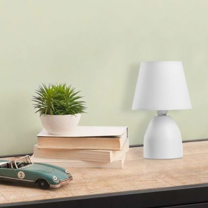 ONLI - Eπιτραπέζια λάμπα NANO 1xE14/6W/230V λευκό 19 cm
