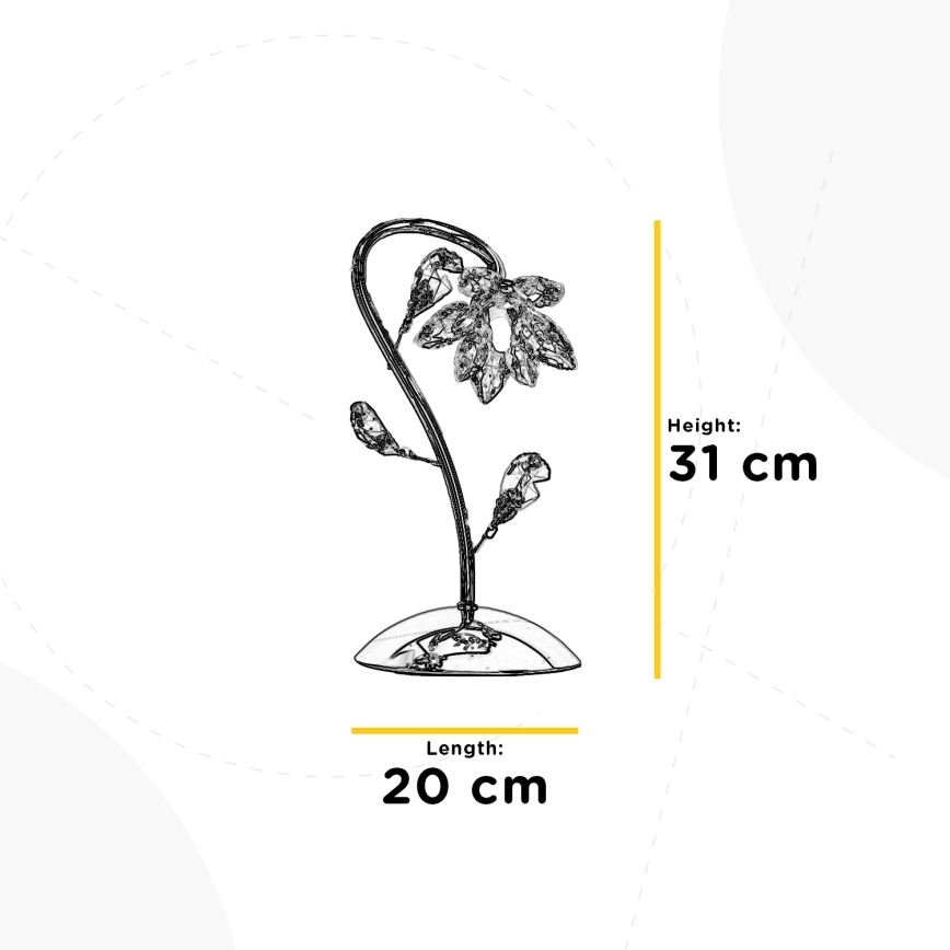 ONLI - Eπιτραπέζια λάμπα NINFEA 1xG9/6W/230V 35 cm