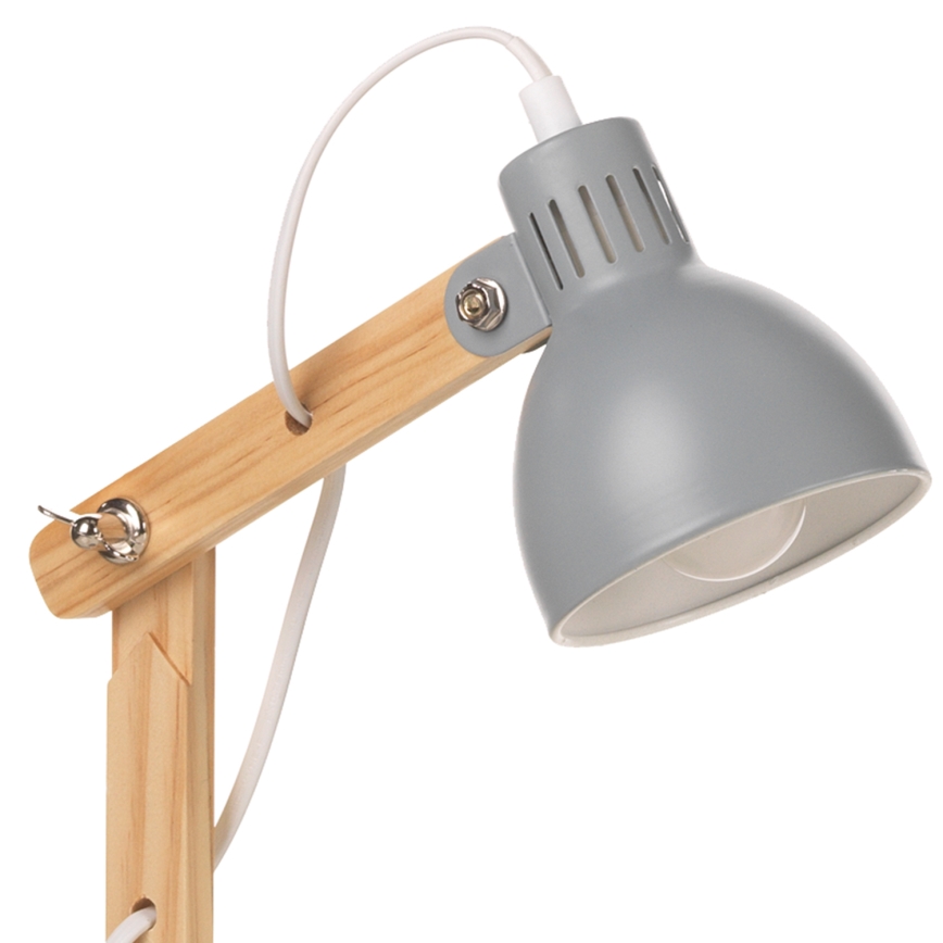 ONLI - Eπιτραπέζια λάμπα NORA 1xE14/6W/230V γκρι
