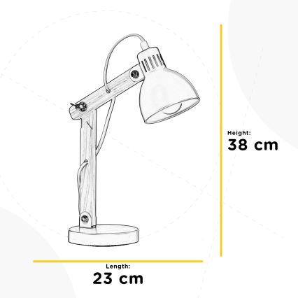 ONLI - Eπιτραπέζια λάμπα NORA 1xE14/6W/230V γκρι