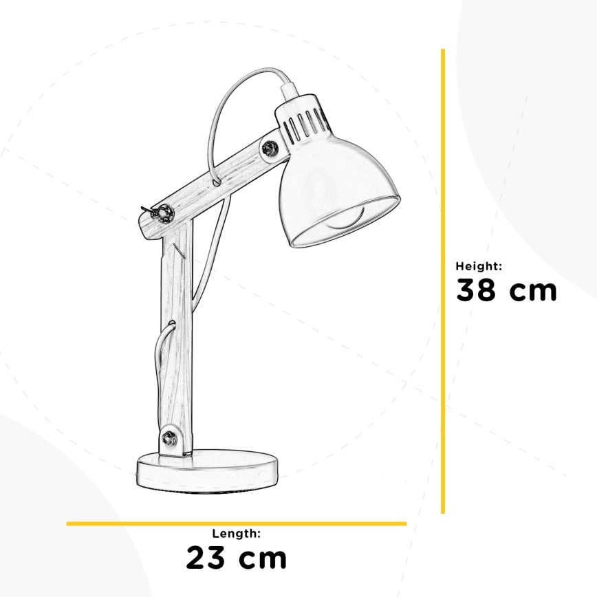 ONLI - Eπιτραπέζια λάμπα NORA 1xE14/6W/230V γκρι