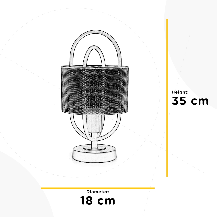 ONLI - Eπιτραπέζια λάμπα QUOKKA 1xE27/22W/230V