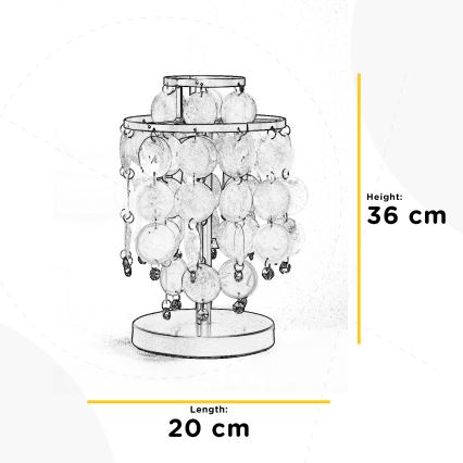 ONLI - Eπιτραπέζια λάμπα RUBEN 2xE14/6W/230V