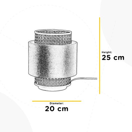 ONLI - Eπιτραπέζια λάμπα VIENNA 1xE27/22W/230V