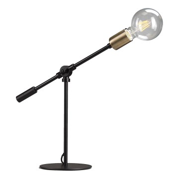 ONLI - Eπιτραπέζιο φωτιστικό ASTE 1xE27/15W/230V 45 cm μαύρο/χρυσό