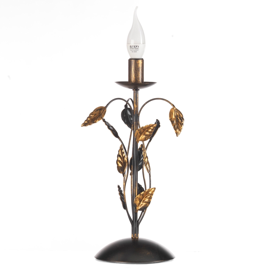 ONLI - Eπιτραπέζιο φωτιστικό COLLANA 1xE14/6W/230V 40 cm μπρονζέ