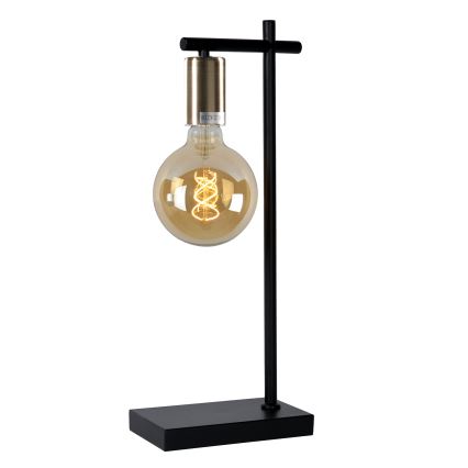 ONLI - Eπιτραπέζιο φωτιστικό CROSS 1xE27/22W/230V μαύρο/ορείχαλκος