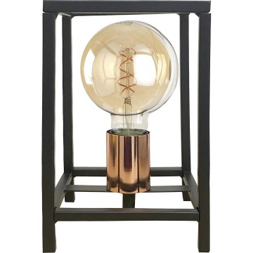 ONLI - Eπιτραπέζιο φωτιστικό FLOKI 1xE27/15W/230V 20 cm μαύρο/χαλκός
