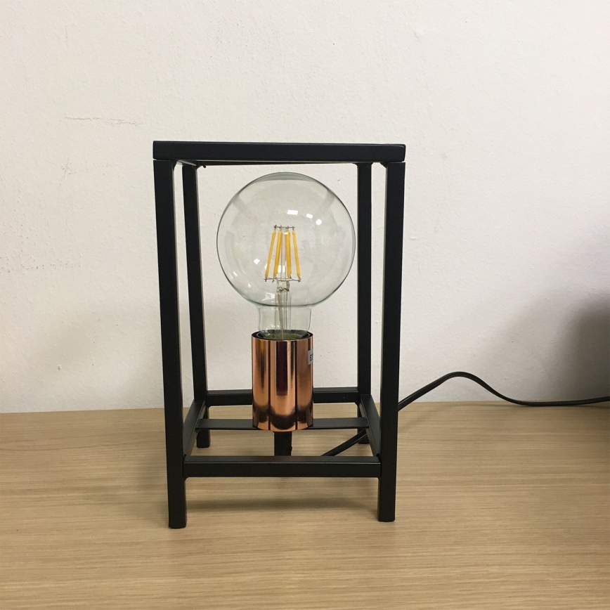 ONLI - Eπιτραπέζιο φωτιστικό FLOKI 1xE27/15W/230V 20 cm μαύρο/χαλκός