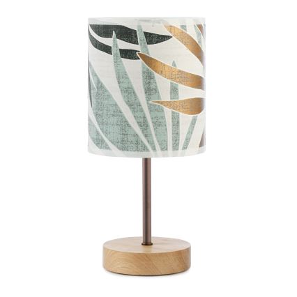 ONLI - Eπιτραπέζιο φωτιστικό FLORA 1xE27/22W/230V 28 cm πράσινο/χρυσό