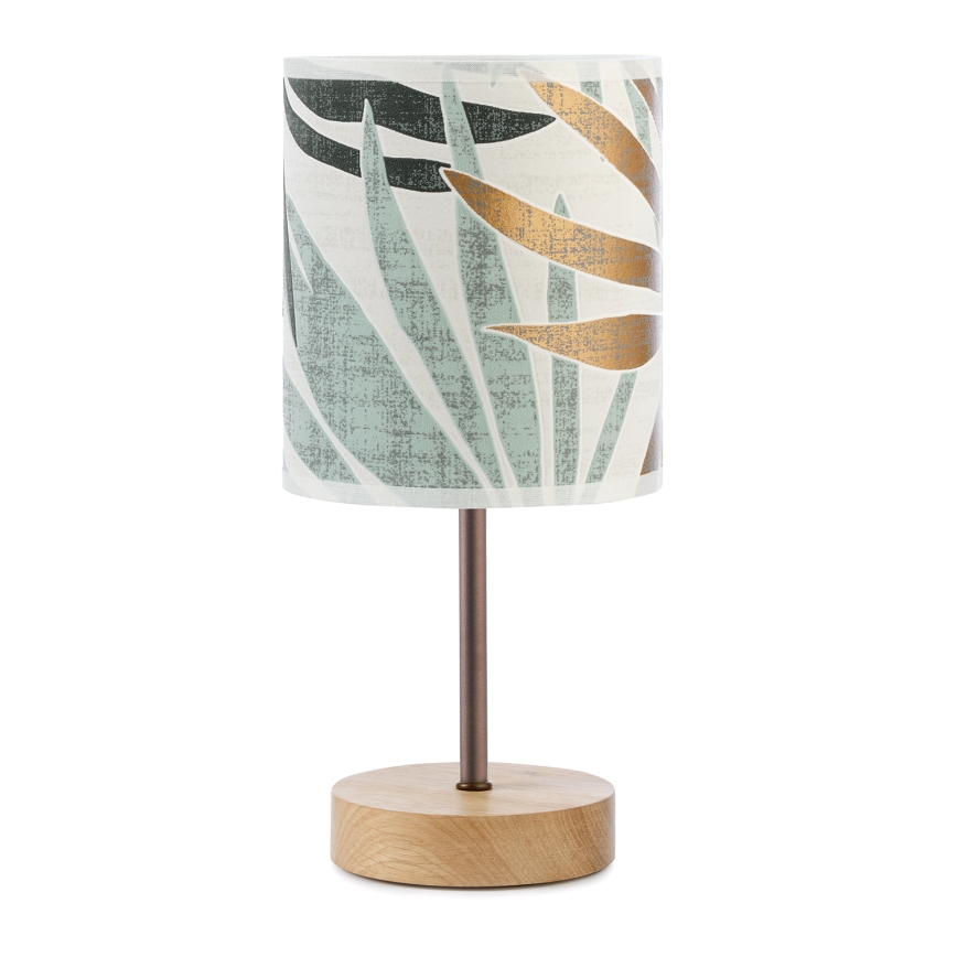 ONLI - Eπιτραπέζιο φωτιστικό FLORA 1xE27/22W/230V 28 cm πράσινο/χρυσό