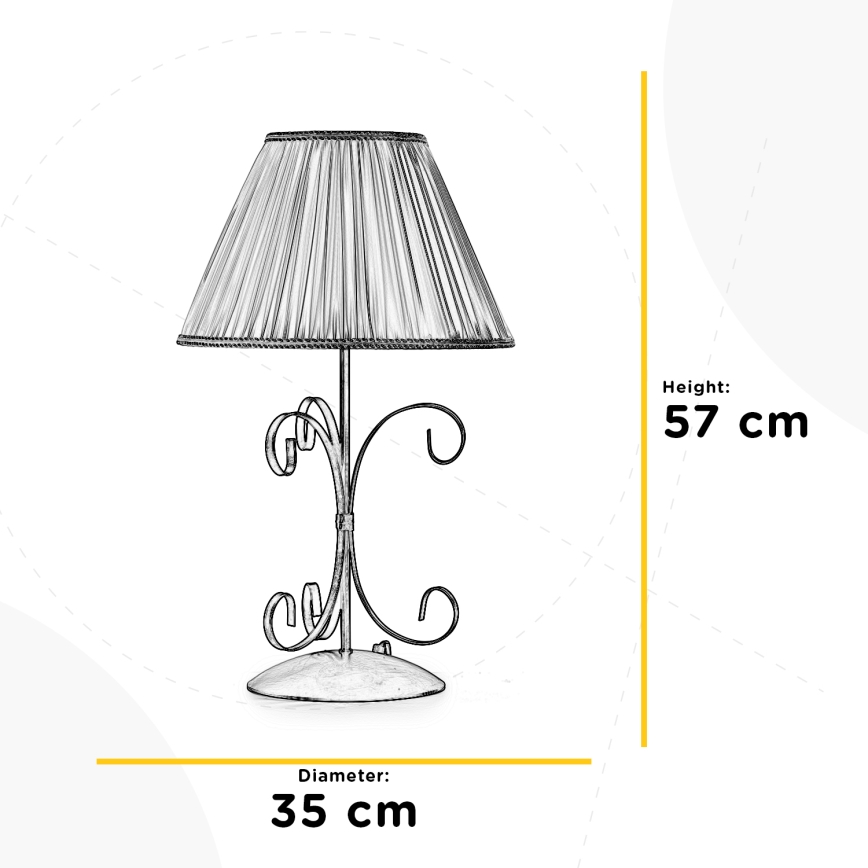 ONLI - Eπιτραπέζιο φωτιστικό ODINO 1xE27/22W/230V 57 cm