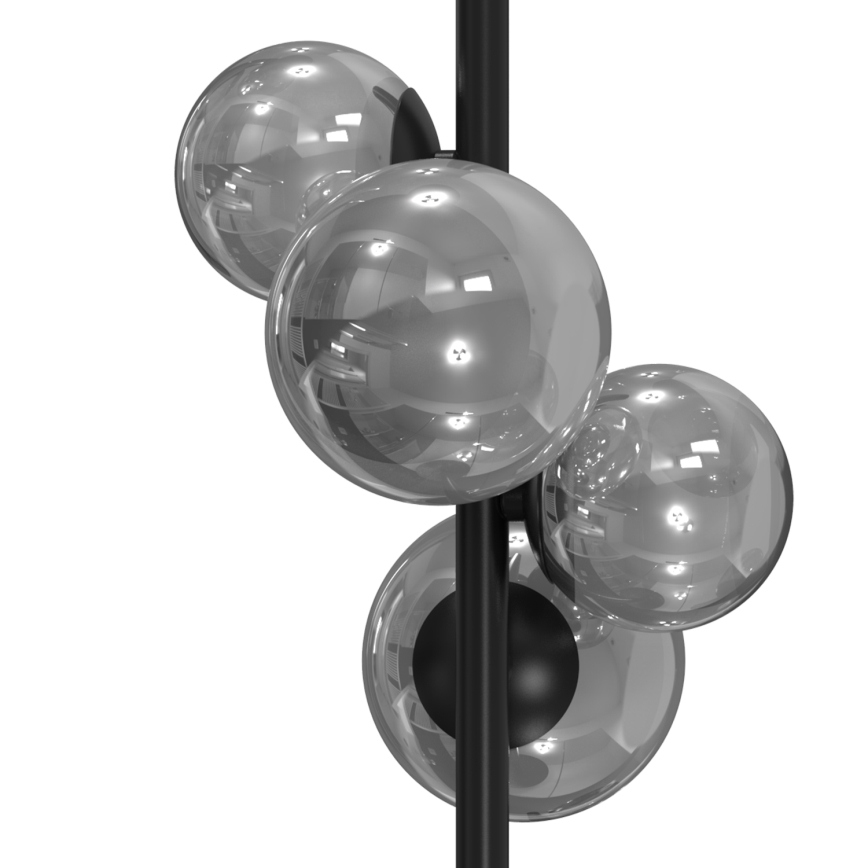 ONLI - Eπιτραπέζιο φωτιστικό PALOMA 4xG9/10W/230V 48 cm μαύρο/φιμέ