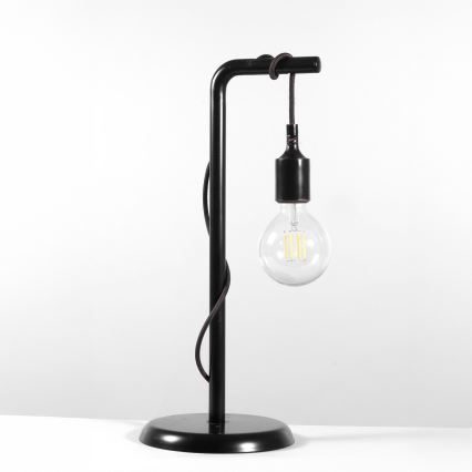 ONLI - Eπιτραπέζιο φωτιστικό WIRE 1xE27/15W/230V 50 cm μαύρο