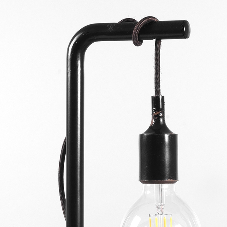 ONLI - Eπιτραπέζιο φωτιστικό WIRE 1xE27/15W/230V 50 cm μαύρο