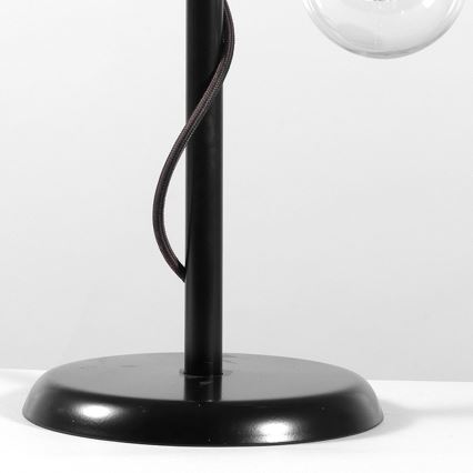 ONLI - Eπιτραπέζιο φωτιστικό WIRE 1xE27/15W/230V 50 cm μαύρο