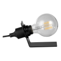 ONLI - Eπιτραπέζιο φωτιστικό WIRE 1xE27/15W/230V 9 cm μαύρο