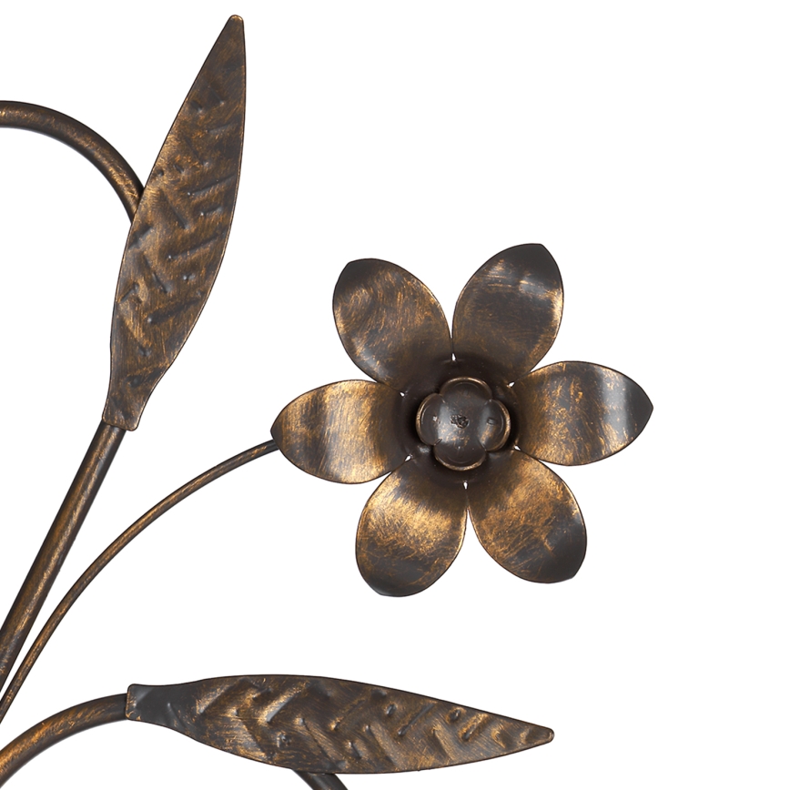 ONLI - Φωτιστικό τοίχου ALGA 2xE14/6W/230V μπρονζέ