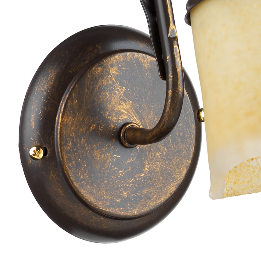 ONLI - Φωτιστικό τοίχου ALGA 3xE14/6W/230V μπρονζέ