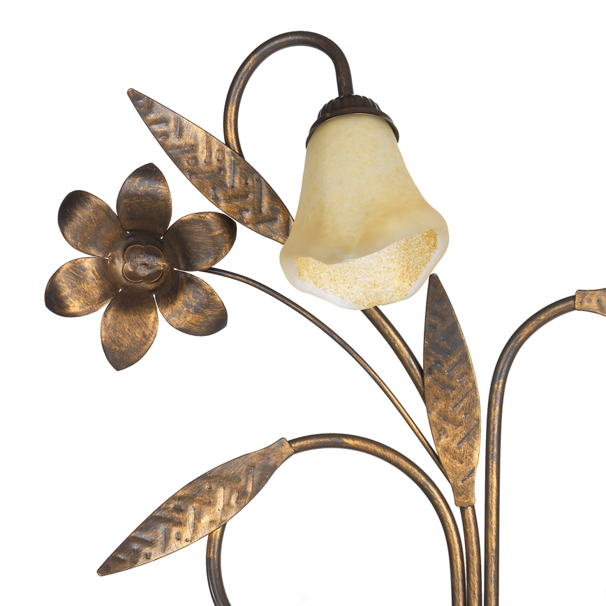 ONLI - Φωτιστικό τοίχου ALGA 3xE14/6W/230V μπρονζέ