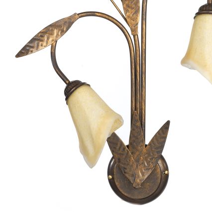 ONLI - Φωτιστικό τοίχου ALGA 3xE14/6W/230V μπρονζέ