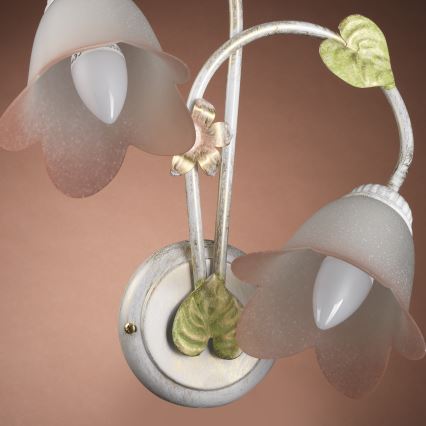 ONLI - Φωτιστικό τοίχου BOTTON DORO 2xE14/6W/230V