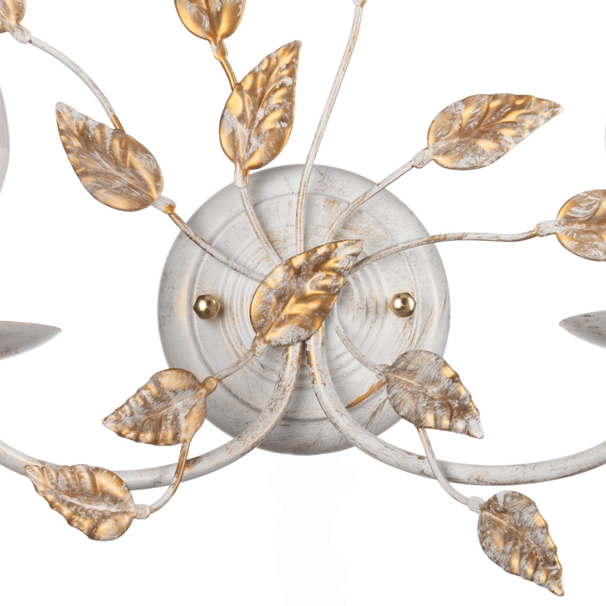 ONLI - Φωτιστικό τοίχου COLLANA 1xE14/6W/230V λευκό/χρυσό