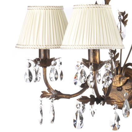 ONLI - Φωτιστικό τοίχου KAREN 3xE14/6W/230V μπρονζέ