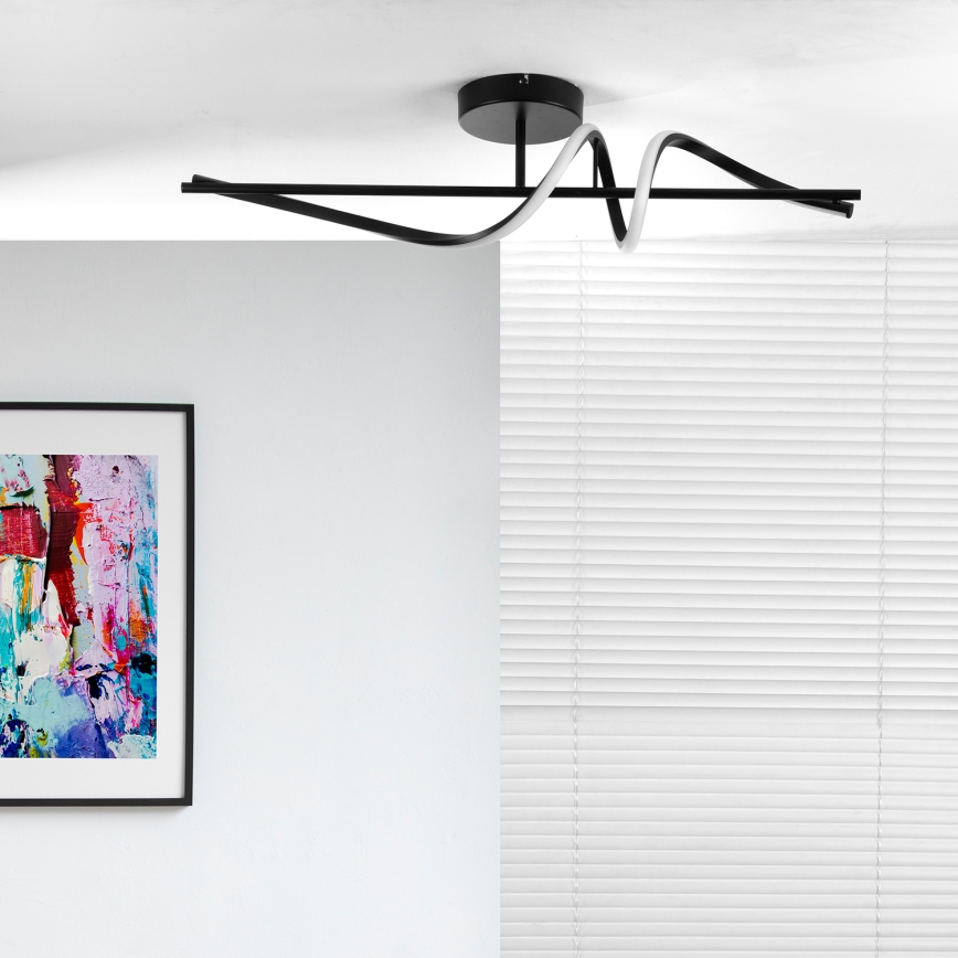 ONLI - Φωτιστικό τοίχου LED TWIST LED/25W/230V 4000K μαύρο