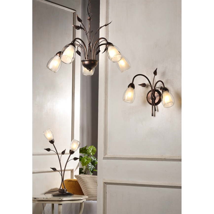 ONLI - Φωτιστικό τοίχου LILIANA 2xE14/6W/230V