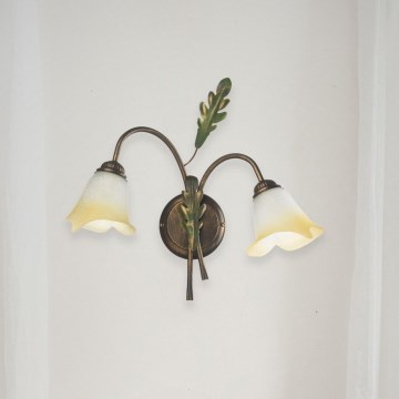 ONLI - Φωτιστικό τοίχου QUERCIA 2xE14/6W/230V