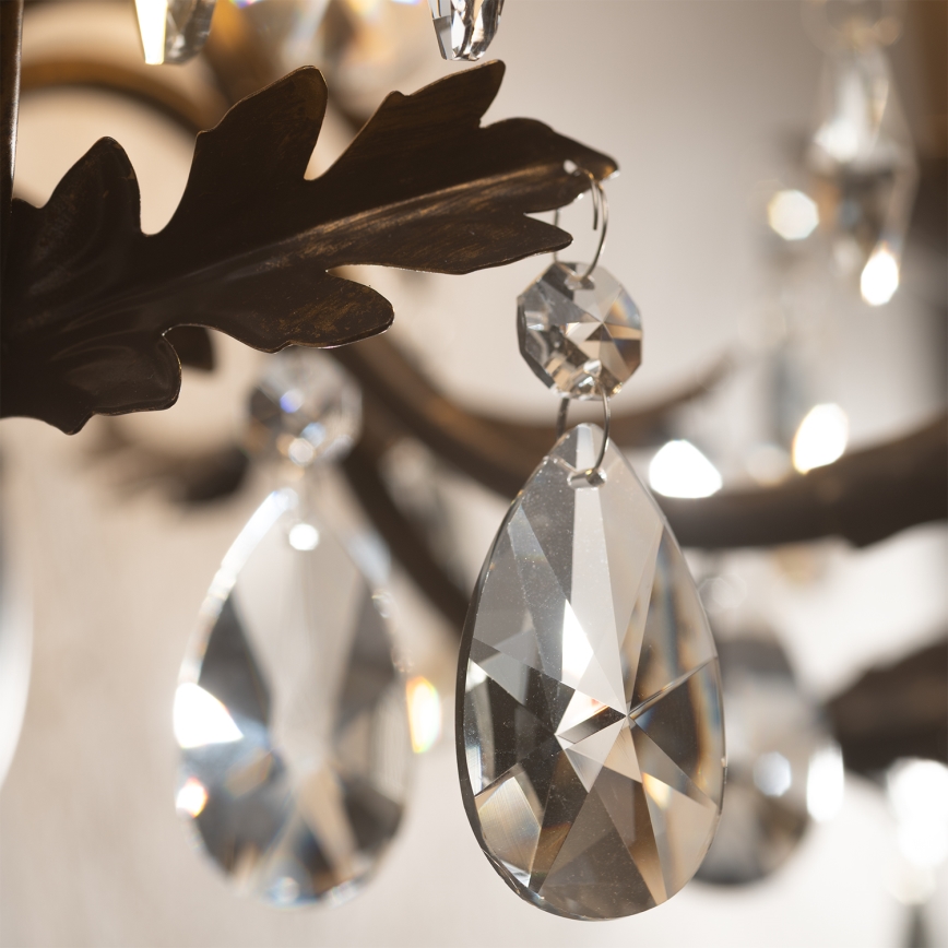 ONLI - Φωτιστικό τοίχου TERESA 2xE14/6W/230V μπρονζέ