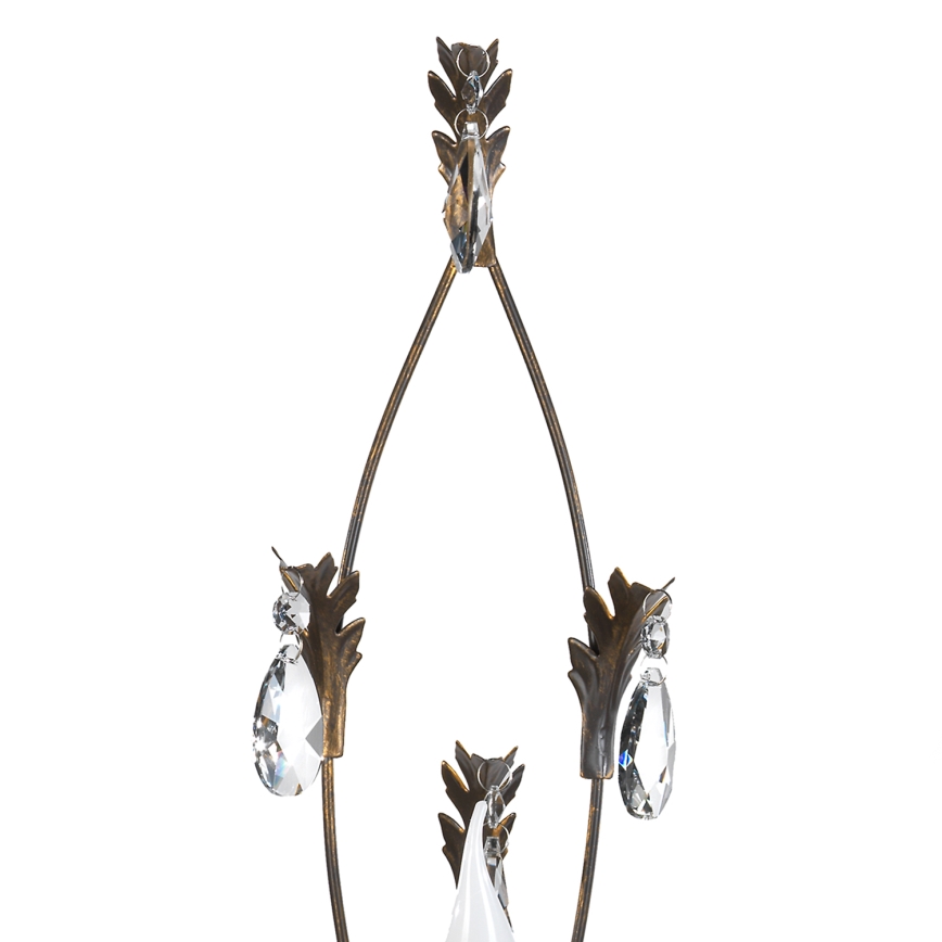 ONLI - Φωτιστικό τοίχου TERESA 3xE14/6W/230V μπρονζέ