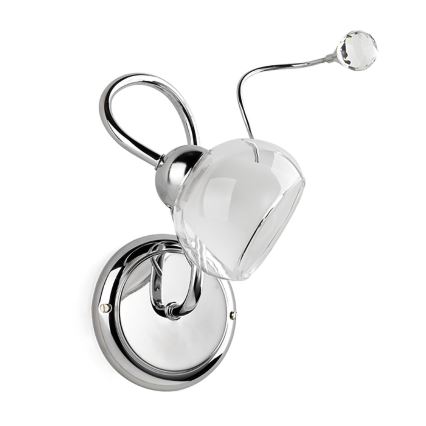 ONLI - Φωτιστικό τοίχου WENDY 1xE14/6W/230V γυαλιστερό χρώμιο