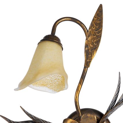 ONLI - Φωτιστικό οροφής ALGA 3xE14/6W/230V μπρονζέ