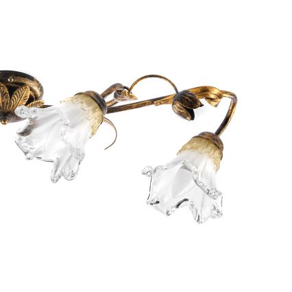 ONLI - Φωτιστικό οροφής ARIANNA 4xE14/6W/230V μπρονζέ