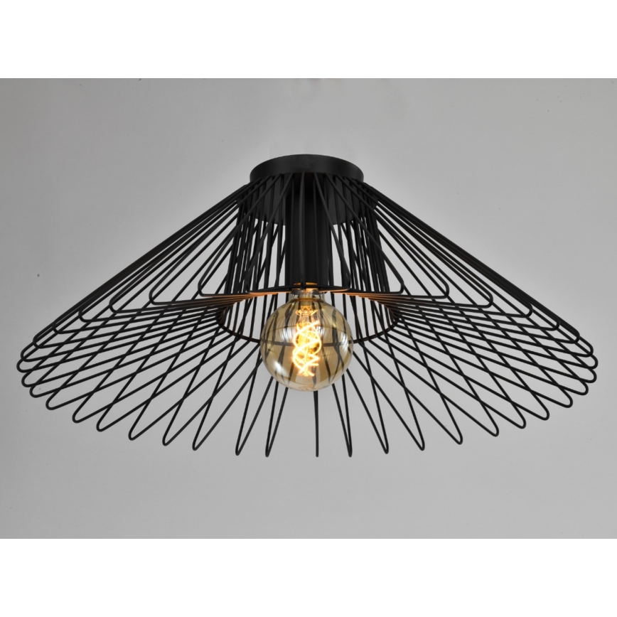 ONLI - Φωτιστικό οροφής DUCCIO 1xE27/22W/230V διάμετρος 60 cm μαύρο