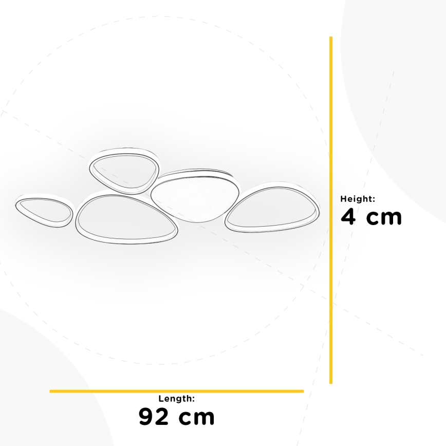 ONLI - Φωτιστικό οροφής LED ROMEO LED/48W/230V 4000K λευκό