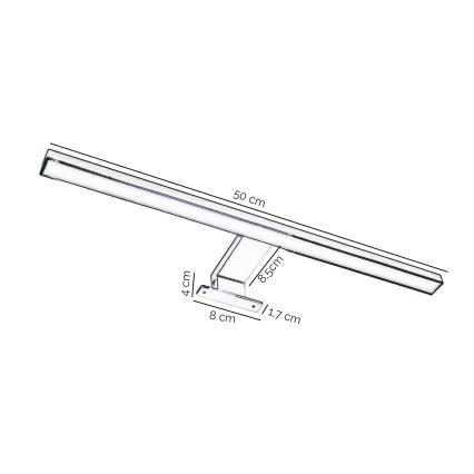 ONLI - Φωτισμός καθρέφτη μπάνιου LED NEMO LED/5,5W/230V 4000K 50 cm IP44 ματ χρώμιο