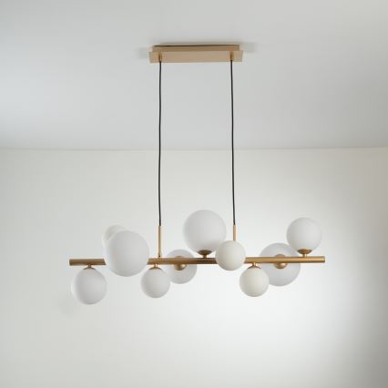 ONLI - Κρεμαστό φωτιστικό σε καλώδιο PALOMA 10xG9/3W/230V χρυσό