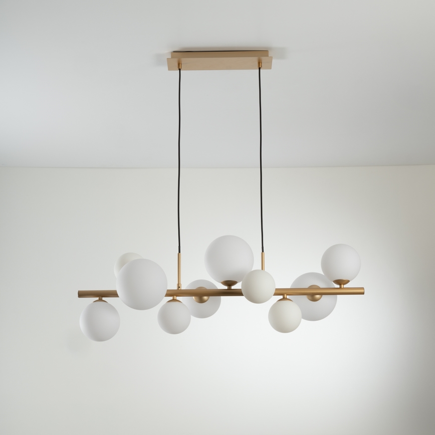 ONLI - Κρεμαστό φωτιστικό σε καλώδιο PALOMA 10xG9/3W/230V χρυσό