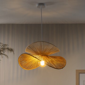 ONLI - Κρεμαστό φωτιστικό RINGO με καλώδιο 1xE27/15W/230V καφέ