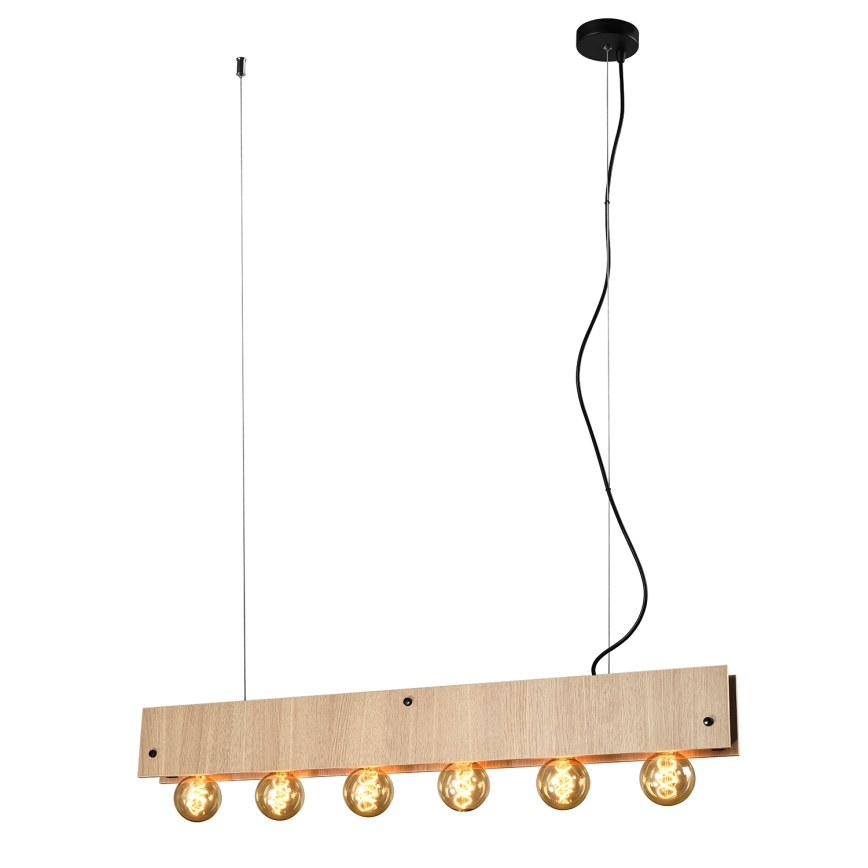 ONLI - Κρεμαστό φωτιστικό οροφής ARGO 6xE27/22W/230V μπεζ