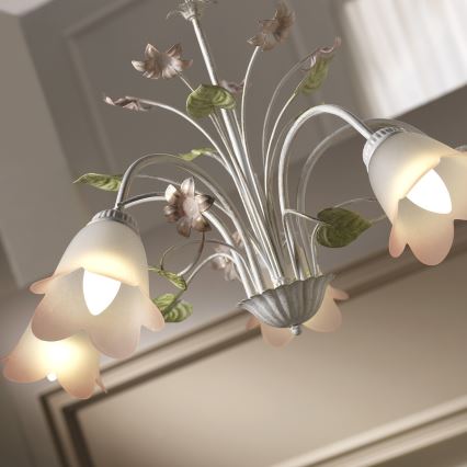 ONLI - Κρεμαστό φωτιστικό οροφής BOTTON DORO 5xE14/6W/230V