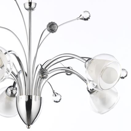 ONLI -Κρεμαστό φωτιστικό οροφής DIAMANTE 5xE14/6W/230V