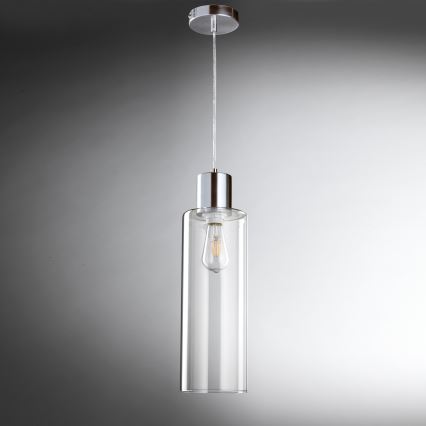 ONLI - Κρεμαστό φωτιστικό οροφής DODO 1xE27/22W/230V γυαλιστερό χρώμιο