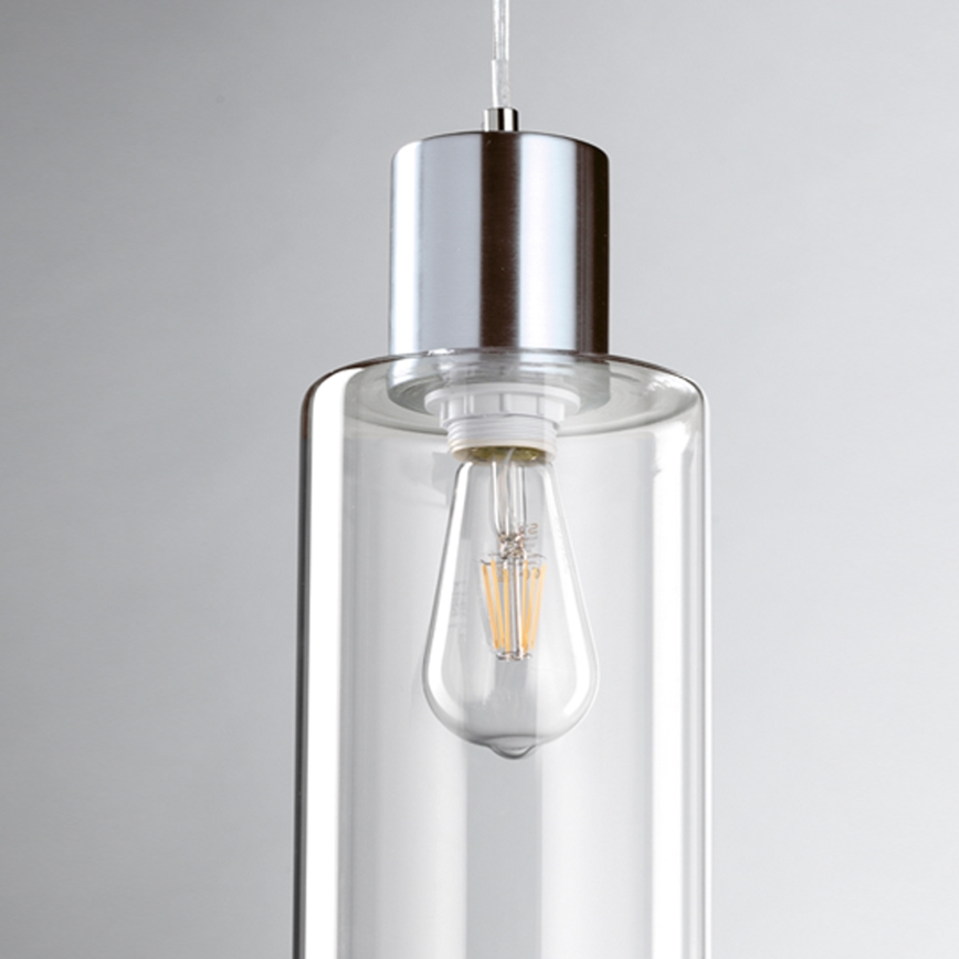 ONLI - Κρεμαστό φωτιστικό οροφής DODO 1xE27/22W/230V γυαλιστερό χρώμιο