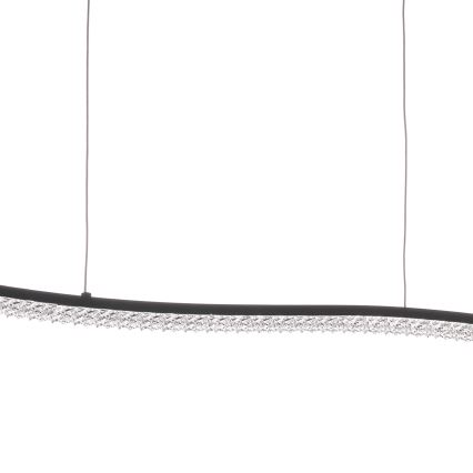 ONLI -  Κρεμαστό φωτιστικό οροφής LED ONDA LED/30W/230V 4000K μαύρο